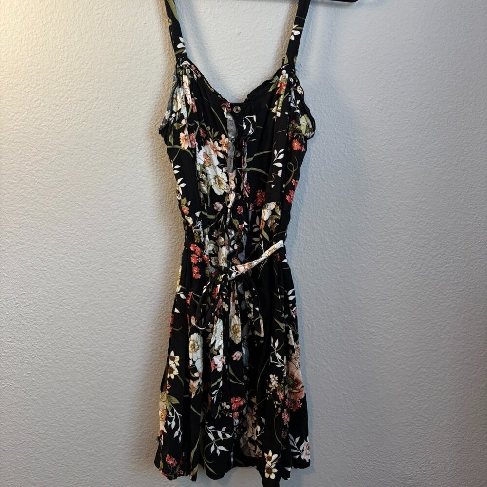 Xhilaration Floral Black Dress Size Small